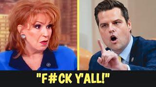 Rep. Matt Gaetz SHUTS UP 'The View' Hosts For Trashing Trump