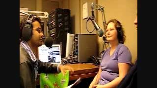 DJ Sadiq with Jennifer Tipton  and Steve Franklin in Nostalgic with Sadiq ,KVRX 91.7 FM