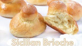 Sicilian Brioche Buns Recipe ("Brioches Col Tuppo") *SUPER SOFT*