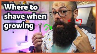 Where to shave when growing a beard | The secrets for a sharp beard