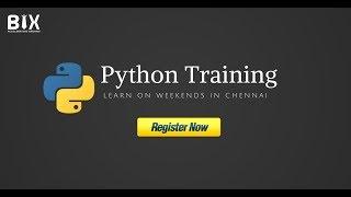 PYTHON Training in Chennai