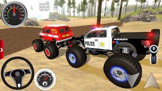 Juegos De Carros - Police car, Fire Truck Xtreme Off-Road #3 - Offroad Outlaws Android Gameplay FHD