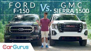 2021 GMC Sierra 1500 Vs. 2021 Ford F-150 | CarGurus Compares