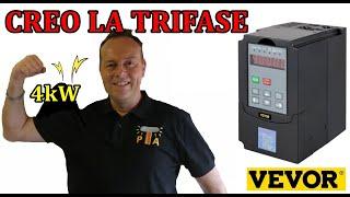 0902: COME CREARE LA TRIFASE IN CASA, VEVOR VFD 4KW