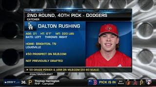 Dodgers Draft C Dalton Rushing From Louisville with 40th Pick (1st Rd Comp) of 2022 MLB Draft