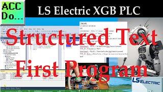 XGB PLC Structured Text (ST) First Program