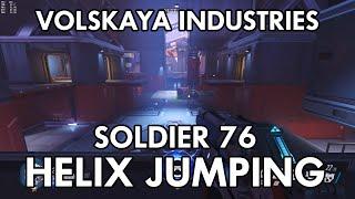 Soldier 76 Helix Rocket Jumps on Volskaya Industries | Overwatch Tutorial Series