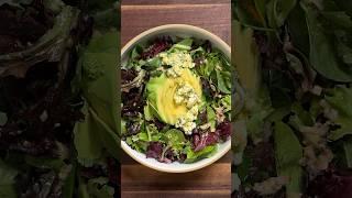 GREENS W/ MARINATED FETA & SHALLOT DIJON VINAIGRETTE — #salad