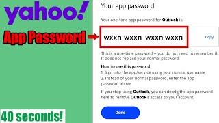 How to Create a Yahoo App Password