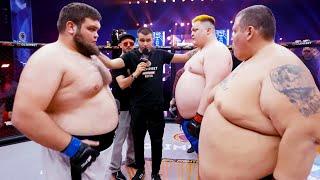 Big Pro vs Two HUGE fighters | Strange MMA Fight, HD