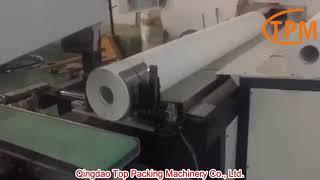 Maxi roll band saw cutting machine