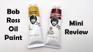 Bob Ross Oil Paint Mini Review