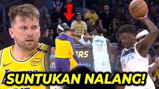 CLUTCH LUKA! Nanghamon ng SUNTUKAN si Edwards sa harap ni Doncic, nangbato nang bola!