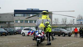 [VTB]Traumahelikopter land voor HagaZiekenhuis Zoetermeer voor Spoedoverplaatsing naar HMC Westeinde