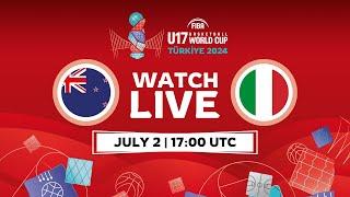 Group Phase | New Zealand v Italy | Full Basketball Game | FIBA U17 Basketball World Cup 2024