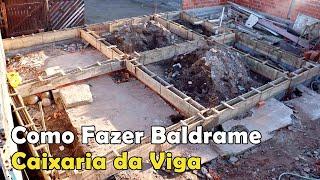 COMO FAZER BALDRAME Forma  da Viga - DICAS DO FERNANDO