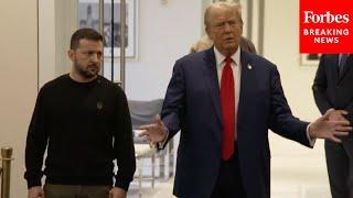 BREAKING NEWS: Trump Meets With Ukraine's Zelensky At Trump Tower And Takes Reporters' Questions