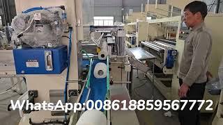 Automatic Toilet Paper Kitchen Towel Paper Maxi Roll Production Line