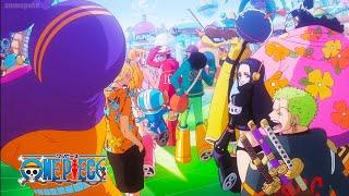 straw hats entering egghead island - one piece episode 1089