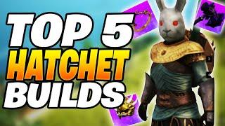 TOP 5 BEST HATCHET BUILDS! New World Aeternum Hatchet Build Guide