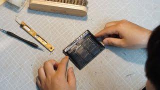 How to make an Alligator Leather Credit Card Holder