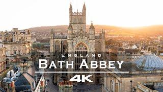 Bath Abbey, England 󠁧󠁢󠁥󠁮󠁧󠁿 - by drone [4K]