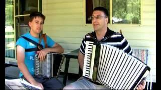 Where the Golden Sliprails Are Down (Slim Dusty) - Outdoor Accordion Duet