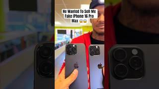 He was About to SCAM Me $1000 FOR FAKE IPHONE  #shorts #iphone16promax #apple #moneytalkswireless