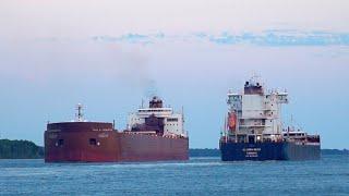 The largest great lakes freighter and the newest great lakes freighter