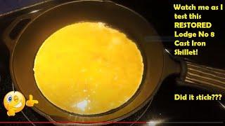 Cooking In My Newly Seasoned Lodge Cast Iron Pan for the 1st Time! | How did it perform? WATCH & SEE