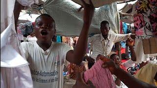 grand marche Kasai central  Congo   Faishon bazar of Kinshasa kananga congo