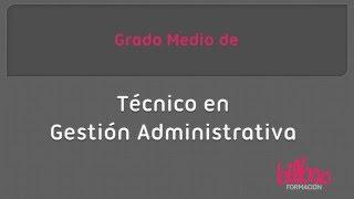 Vídeo Curso Gestión Administrativa Título Oficial Bilbao Formacion