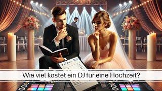   Was kostet ein DJ für eine Hochzeit?  DJ Preise einfach erklärt!