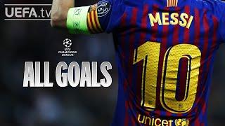 Every LIONEL MESSI UEFA Champions League goal!