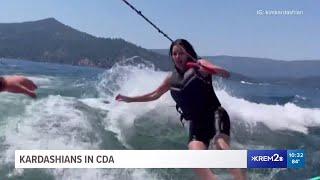 Kim Kardashian vacations at Lake Coeur d'Alene