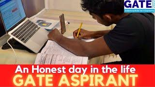 An Honest day in the life of GATE aspirant ! | A GATE 2022 Preparation day