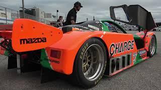 1989 Mazda 767B 4 Rotor Start Up And On Track At Daytona