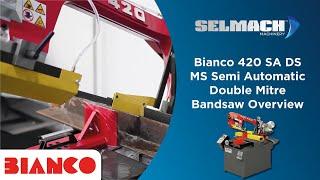 Bianco 420 SA DS MS Semi Automatic Double Mitre Bandsaw [Selmach Machinery]