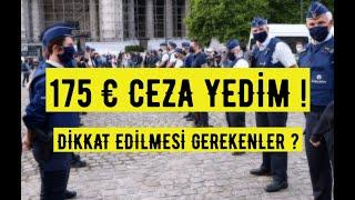 Belçika'da 175 € ceza yedim ! | Dikkat edilmesi gerekenler ? ( #Vlog #Belçika )