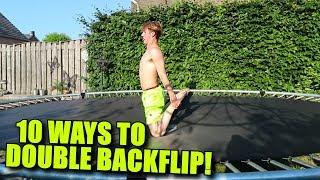 10 CREATIVE WAYS TO DOUBLE BACKFLIP!