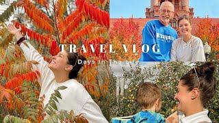 Autumn Travel Vlog | Liams 1st Flight, Apple Picking, Fall Drives, & Spending With Friends