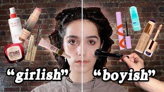 girlish vs. boyish makeup for beginners (from an enby)