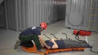 Patient packaging with the SKED® Basic Rescue System - Easy Patient Drag in Confined Space | CMC