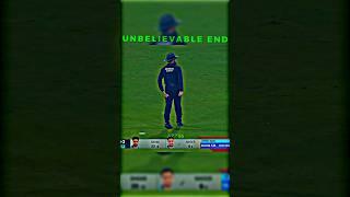 unbelievable end  #cricket #shorts