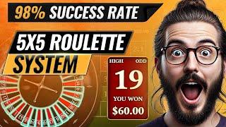 I Tried Again the 5x5 Roulette System (98% Success Rate)  