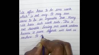 Cursive handwriting || motivational content || Neat HANDWRITTING || cursive 000