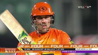 Josh Inglis 62 runs vs Hobart Hurricanes| 8th Match - Hobart Hurricanes vs Perth Scorchers