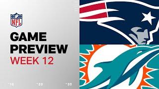 New England Patriots vs. Miami Dolphins | 2024 Week 12 Game Preview