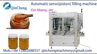 automatic servo piston filling machine for honey filling cylinder filling machine for tomato sauce