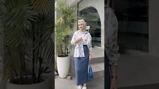 Inspirasi Outfit Hijab Ala Korea Style #shorts #ootdhijab #outfitinspiration